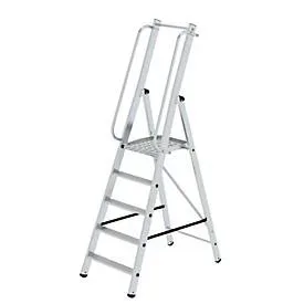 MUNK Günzburger Steigtechnik 51095 Aluminium Plattformleiter Arbeitshöhe (max.): 3.13 m 11.9 kg