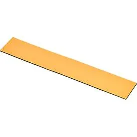 Magnet-Lagerschilder, gelb, 20 x 150 mm