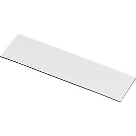 Magnet-Lagerschilder, weiss, 70 x 120 mm