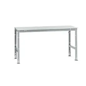 Manuflex Grundtisch UNIVERSAL Standard, Tischplatte Kunststoff, 1750x800, alusilber