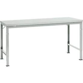 Manuflex Grundtisch UNIVERSAL Spezial, 1750 x 1000 mm, Kunststoff lichtgrau, lichtgrau
