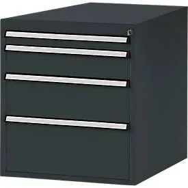 Manuflex Schubladen-Unterbau, für T 1000 mm, anthrazit