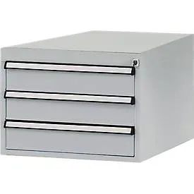 Manuflex Schubladen-Unterbau, für T 1000 mm, alusilber