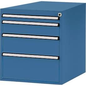 Manuflex Schubladen-Unterbau, für T 1000 mm, brillantblau