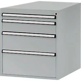 Manuflex Schubladen-Unterbau, für T 800 mm, alusilber