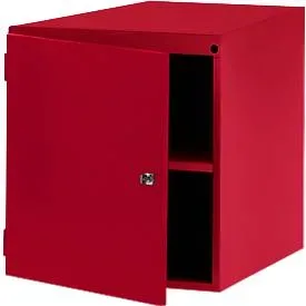 Manuflex Schubladen-Unterbauten, für Werkbank Profi Tiefe 700 mm, rubinrot