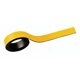 MAUL Magnetstreifen, beschriftbar, 2 Stück, L 1000 x B 20 mm, gelb