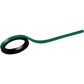 MAUL Magnetstreifen, beschriftbar, 2 Stück, L 1000 x B 5 mm, grün