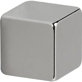MAUL Neodym-W&uuml;rfelmagnet 10x10x10mm 6169296 Set, 3,8kg 4 St&uuml;ck