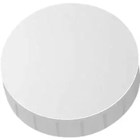 MAUL Solidmagnete, ø 38 x 15,5 mm, 10 Stück, weiss