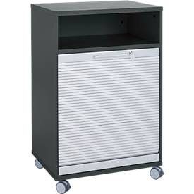 Mobiler Catering-Schrank mit Rollladen, B 650 x T 480 x H 1000 mm