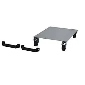 Mobilzusatz für Schubladenschrank Bedrunka+Hirth mit B 1005 mm, Bock- & Lenkrollen, 2 x Schiebegriff, Stahlwanne, B 1005 x T 736 x H 150 mm, Stahlblech