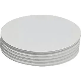 Moderationskarten, oval, 110 x 190 mm, 250 Stück, weiss