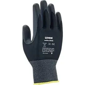 Montagehandschuhe uvex unilite 6605, Polyamid/Nitrilschaum, EN 388: 4122, atmungsaktiv, 10 Paar, GR. 7