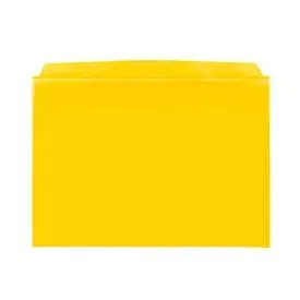 Orgatex Sichttaschen, m. Klappe, A5 quer, gelb, 10 St.