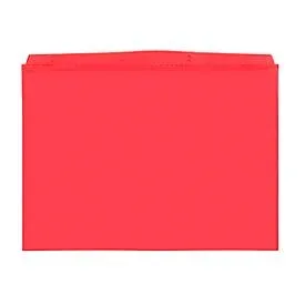 Orgatex Sichttaschen, A4 quer, rot, 10 St.