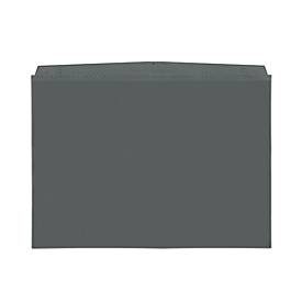Orgatex Sichttaschen, A5 quer, anthrazit, 10 St.