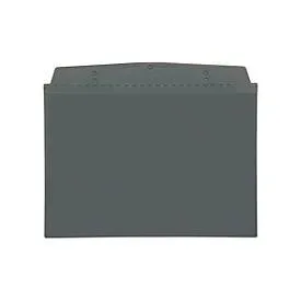 Orgatex Sichttaschen, A6 quer, anthrazit, 50 St.