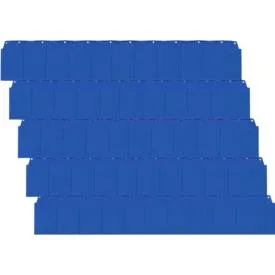 Orgatex Sichttaschen, A6 quer, blau, 50 St.