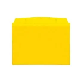 Orgatex Sichttaschen, A6 quer, gelb, 50 St.