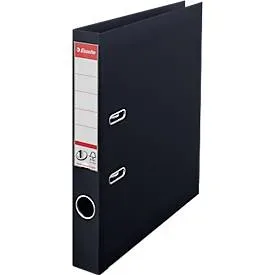 Esselte No.1 VIVIDA Ordner A4 52 mm Schwarz 2 Ringe 811470 PP (Polypropylen) Hochformat