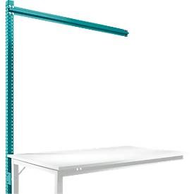 Aufbauportal, Ansatzisch SPEZIAL Arbeitstisch-/Werkbanksystem UNIVERSAL/PROFI, 1500 mm, wasserblau