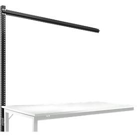 Aufbauportal, Ansatzisch SPEZIAL Arbeitstisch-/Werkbanksystem UNIVERSAL/PROFI, 1750 mm, antharzit