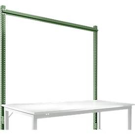 Aufbauportal, Grundtisch STANDARD Arbeitstisch-/Werkbanksystem UNIVERSAL/PROFI, 1750 mm, resedagrün