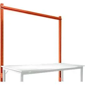 Aufbauportal, Grundtisch STANDARD Arbeitstisch-/Werkbanksystem UNIVERSAL/PROFI, 1750 mm, rotorange