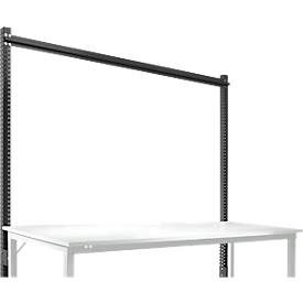 Aufbauportal, Grundtisch STANDARD Arbeitstisch-/Werkbanksystem UNIVERSAL/PROFI, 2000 mm, anthrazit