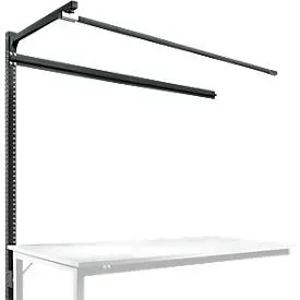 Aufbauportal m. Ausleger, Ansatztisch SPEZIAL Arbeitstisch/Werkbank UNIVERSAL/PROFI, 1750 mm, anthrazit