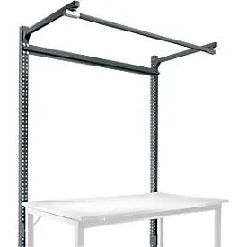 Aufbauportal m. Ausleger, Grundtisch SPEZIAL Arbeitstisch/Werkbank UNIVERSAL/PROFI, 1500 mm, anthrazit