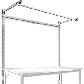 Aufbauportal m. Ausleger, Grundtisch SPEZIAL Arbeitstisch/Werkbank UNIVERSAL/PROFI, 1750 mm, lichtgrau