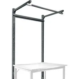 Aufbauportal m. Ausleger, Grundtisch SPEZIAL Arbeitstisch/Werkbank UNIVERSAL/PROFI, 1250 mm, anthrazit