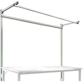 Aufbauportal m. Ausleger, Grundtisch SPEZIAL Arbeitstisch/Werkbank UNIVERSAL/PROFI, 2000 mm, lichtgrau