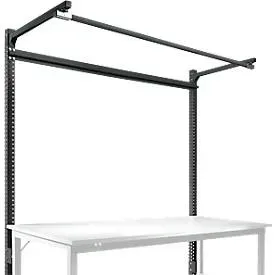 Aufbauportal m. Ausleger, Grundtisch STANDARD Arbeitstisch/Werkbank UNIVERSAL/PROFI, 1750 mm, anthrazit