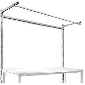Aufbauportal m. Ausleger, Grundtisch STANDARD Arbeitstisch/Werkbank UNIVERSAL/PROFI, 2000 mm, alusilber
