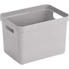 Sigma Box Home Hellgrau | 35.2 × 25.3 × 24.3 cm | 18 l