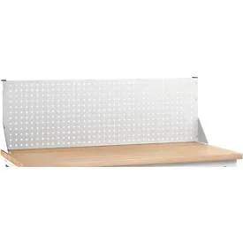Aufsatzrahmen Bott verso, mit Lochplatte, B 1500 x T 230 x H 480 mm, Stahlblech, pulverbeschichtet, RAL 7035, lichtgrau