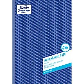 AVERY Zweckform Aufmaßbuch 1318 DIN A4 Perforiert N/A 100 Blatt