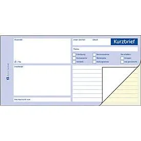 AVERY Zweckform Kurzmitteilung 1741 DL Perforiert N/A 40 Blatt
