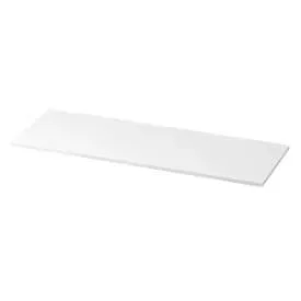Abdeckplatte TOPAS LINE, für Regale und Schränke,  B 1205 mm, weiss