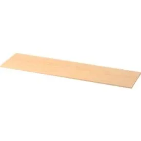 Abdeckplatte TOPAS LINE, für Regale und Schränke,  B 1605 mm, Ahorn-Dekor
