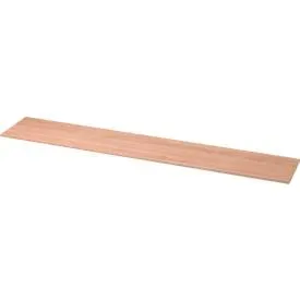 Abdeckplatte TOPAS LINE, für Regale und Schränke,  B 2405 mm,  Nussbaum-Dekor