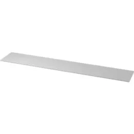 Abdeckplatte TOPAS LINE, für Regale und Schränke,  B 2405 mm, lichtgrau