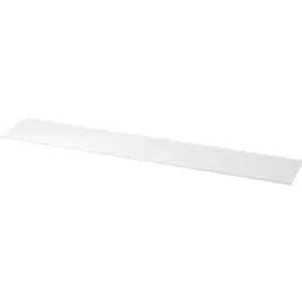 Abdeckplatte TOPAS LINE, für Regale und Schränke,  B 2405 mm, weiss