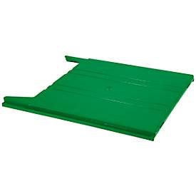 Ablagefach Eichner Flat, für Wandsortierer, Füllhöhe 9 mm, B 240 x T 15 x H 302 mm, grün