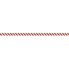 Absperrband, Polyethylen-Folie, 100 m x 80 mm, rot/weiss schraffiert, 1 Rolle