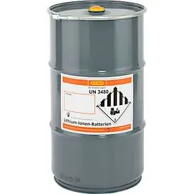 Akku-Sicherheitstonne CEMO, UN-Zulassung, 60 l