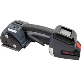 Akku Umreifungsgerät BW-ST, für Stahlbänder mit B 13-19 mm & Stärke 0,38-0,63 mm, Zugkraft 1000-5500 N, Touchscreen, wählbare Modi, schwarz
